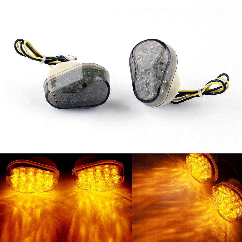 Kawasaki ZX6R 1998-2013 ZX10R 2004-2013 ZX 7R 9R 12R ZZR600 S LED Turn Signals