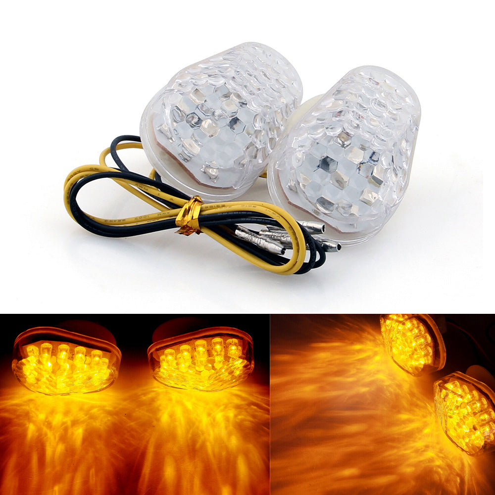 Kawasaki ZX6R 1998-2013 ZX10R 2004-2013 ZX 7R 9R 12R ZZR600 W LED Turn Signals