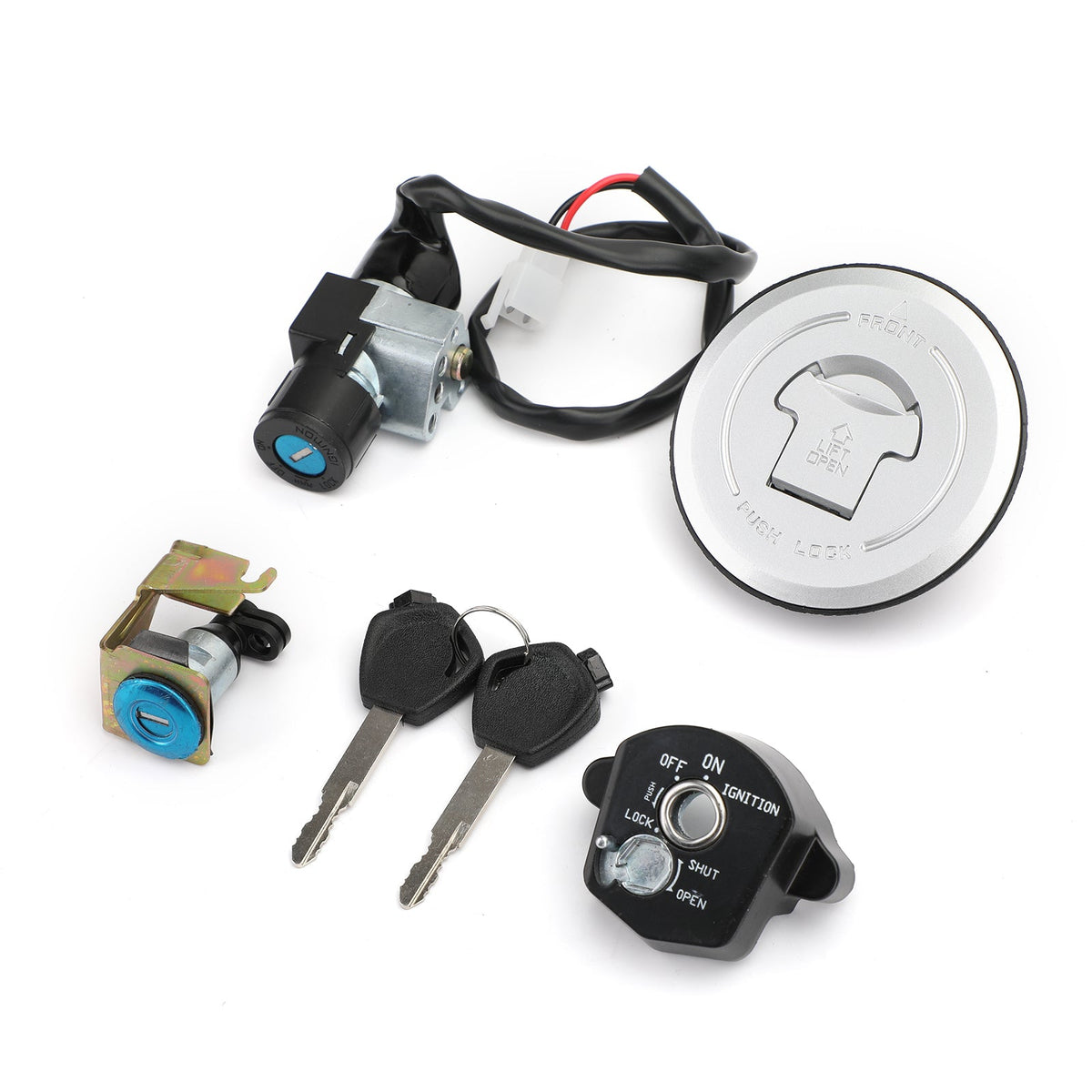 Honda CBR125 R RT RS RF 2011-2018 Ignition Switch Fuel Gas Cap Seat Lock Key Kit