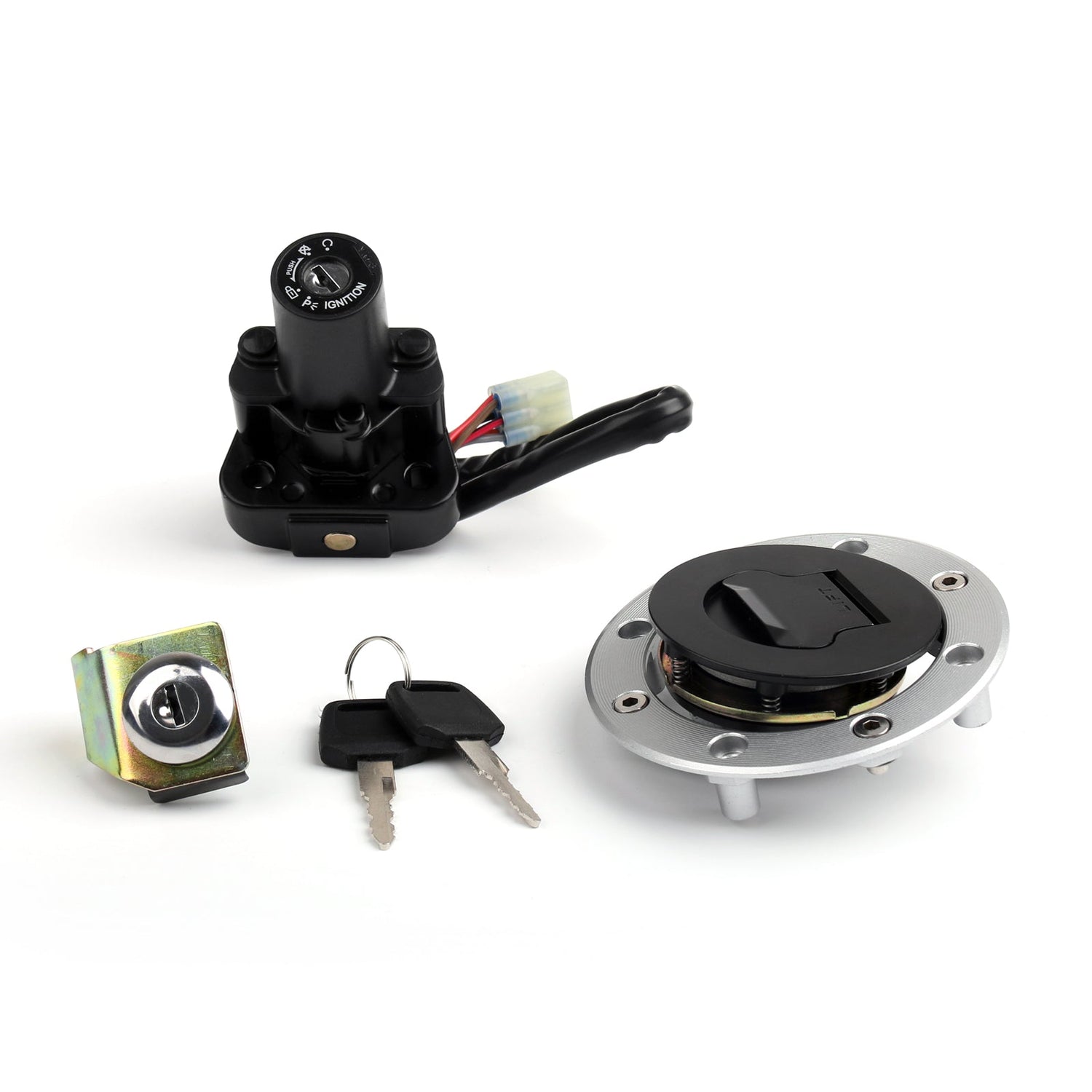 Suzuki Hayabusa GSX1300R 1997-2007 Ignition Switch Fuel Cap Seat Lock Set