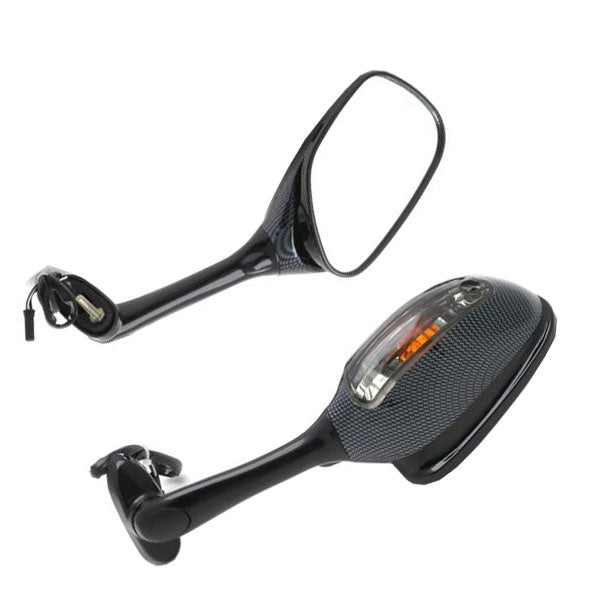 Suzuki GSXR600 GSX-R750 GSXR1000 2002-2015 CA Rearview Mirrors w/Turn Signals