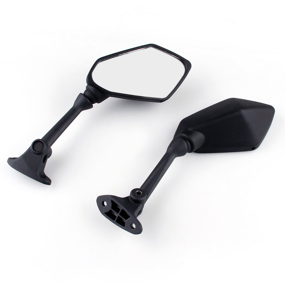 Kawasaki Ninja ZX6R 2009-2011 Black Racing Mirror Mirrors