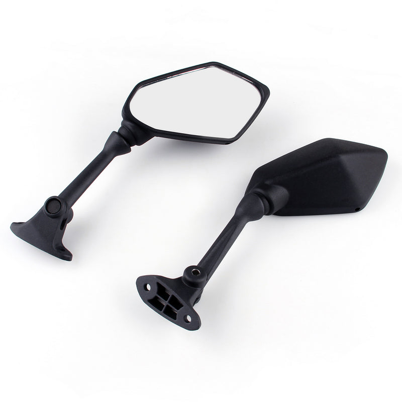 Kawasaki Ninja ZX6R 2009-2011 Black Racing Mirror Mirrors