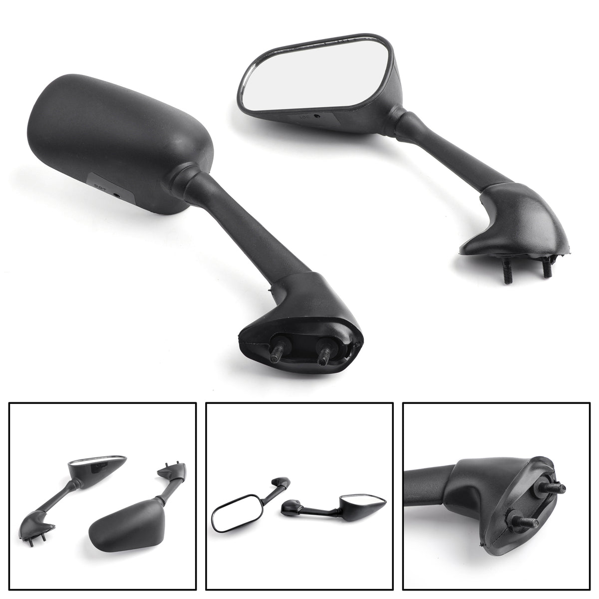 2004-2006 Yamaha YZF 1000 R1 Black Brand New Mirrors Mirror
