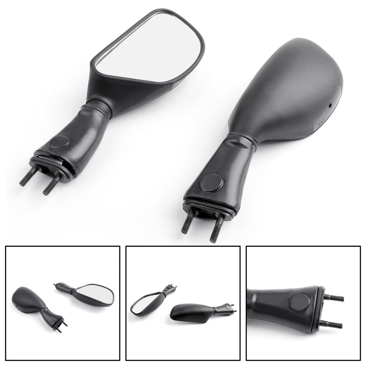Kawasaki ZX6R 1998-2002 ZX9R ZX9 9R 1998-2003 Black Mirrors