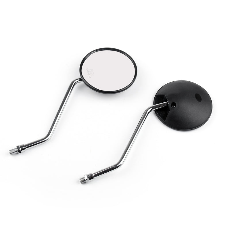 Honda XR250 XR400 XR600 TLR200 XL100 10mm Black Rear Side View Mirrors