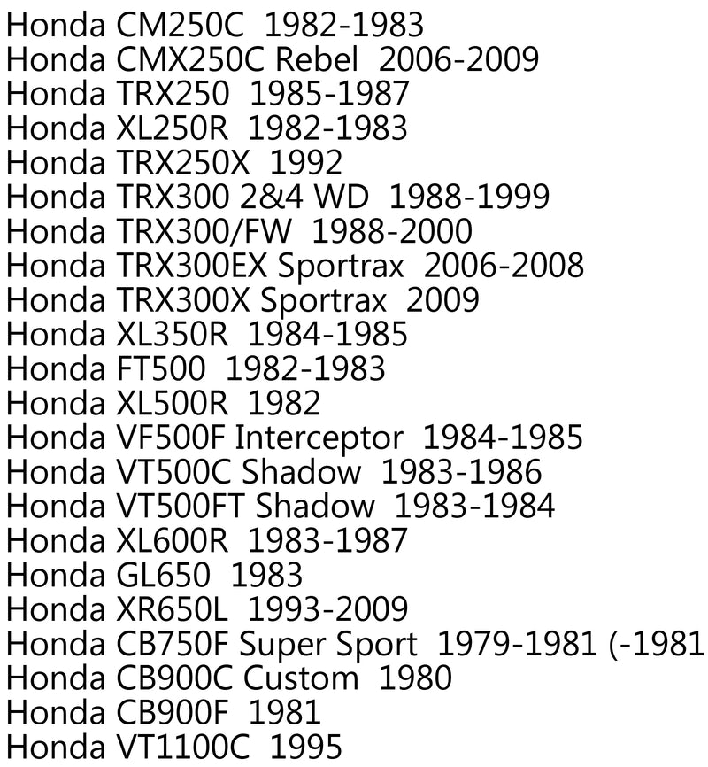 Honda CMX 250 CL400 CB450 CB900C CB250 Police Fuel Tank Switch Petcock Valve
