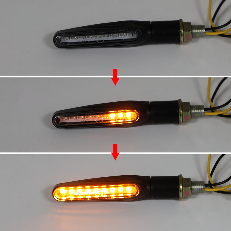 M10 Motorcycle Turn Signals Indicator Light Blinker Scooter Chopper Cafe Racer