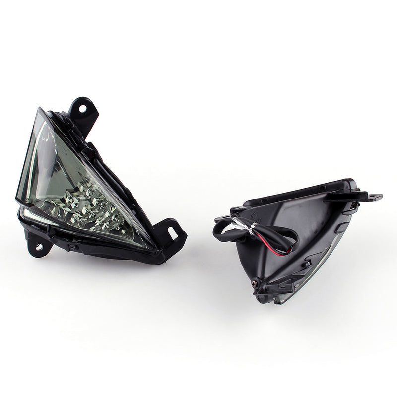 Kawasaki Z750 Z1000 2007-2009 Smoke Front LED Turn Signals Blinker Indicator