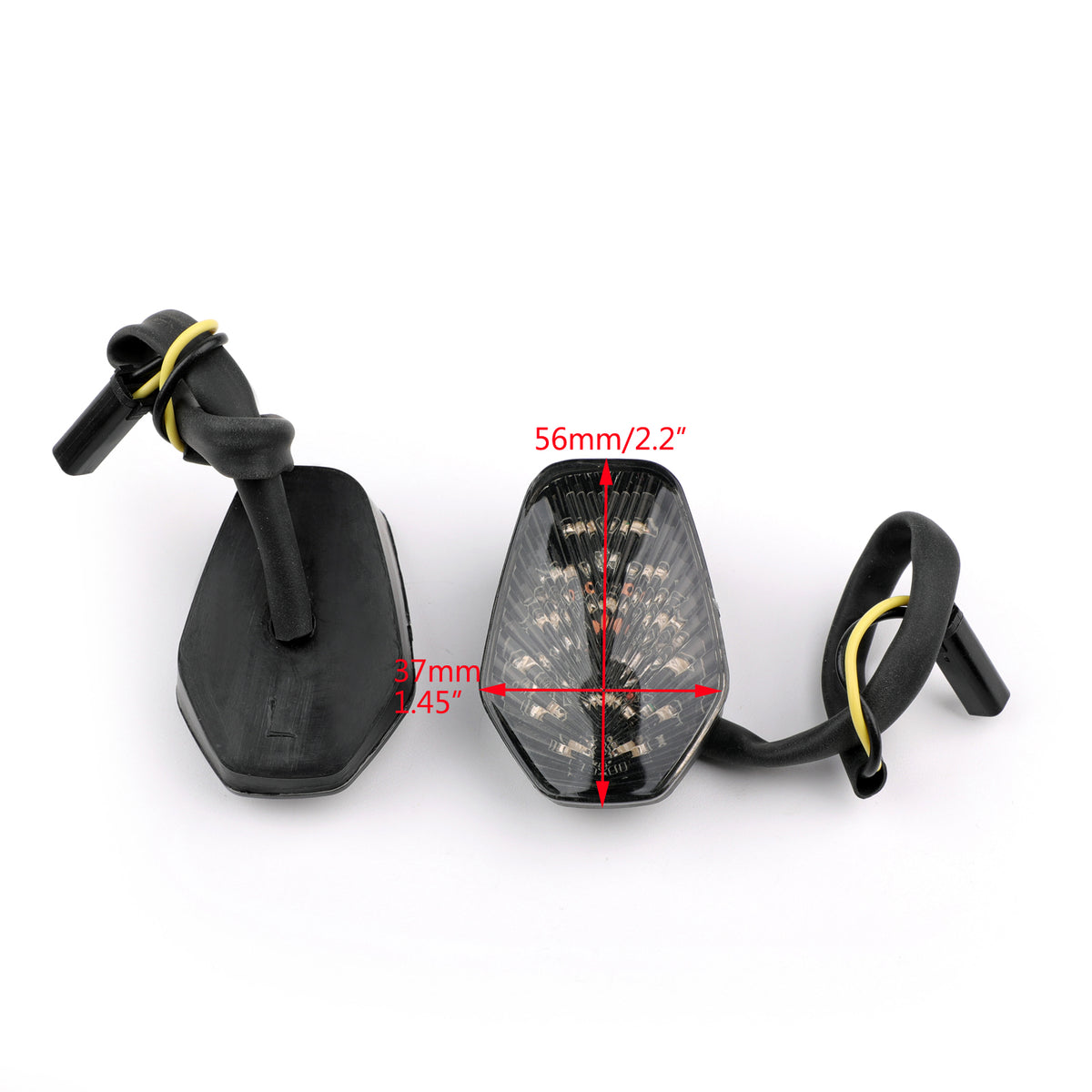 Suzuki GSXR 600 GSXR750 GSX-R1000 Flush Mount Smoke Turn Signals