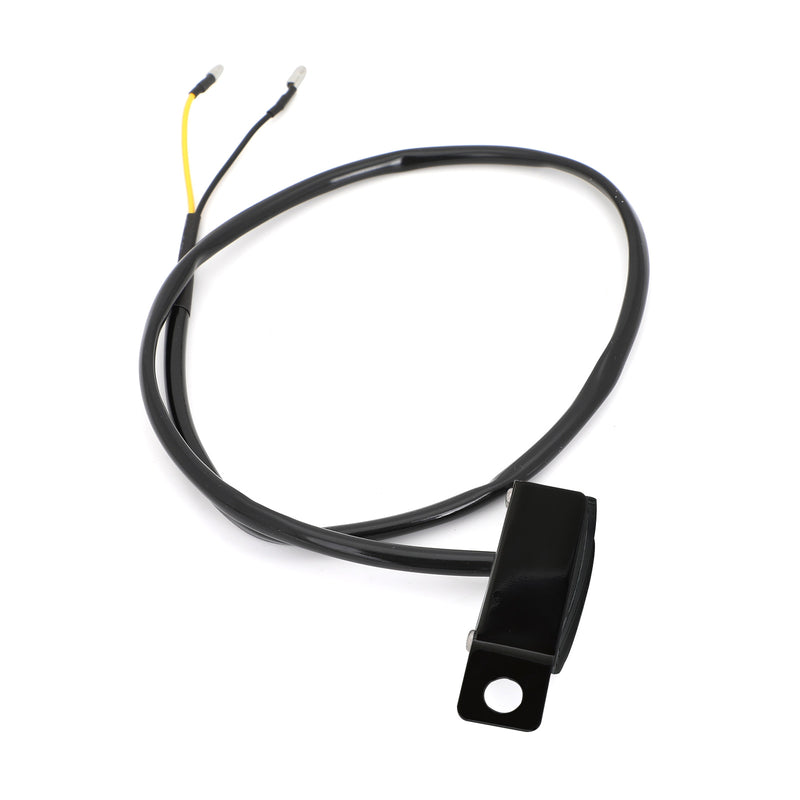 1 Pair Universal Motorcycle LED Front Turn Signal Lamp Indicator Light Black