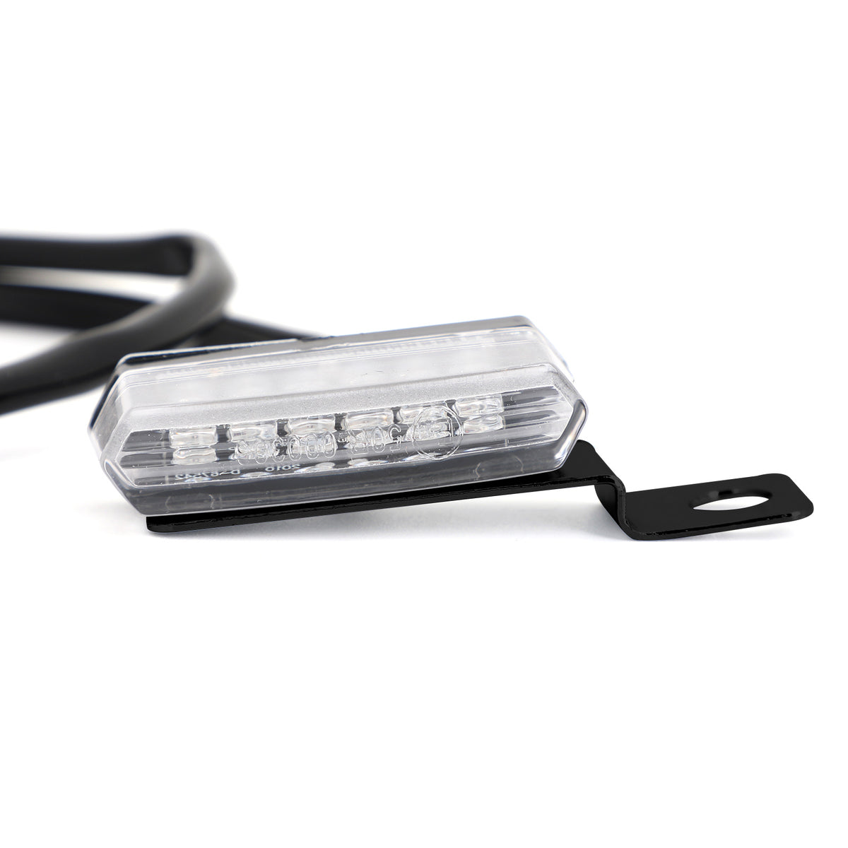 1 Pair Universal Motorcycle LED Front Turn Signal Lamp Indicator Light Black