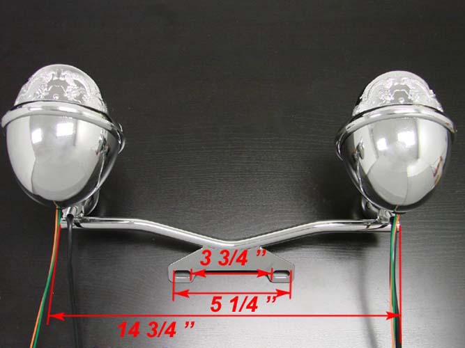 Honda Yamaha Suzuki Kawasaki Driving Passing Turn Signal Spot Light Bar