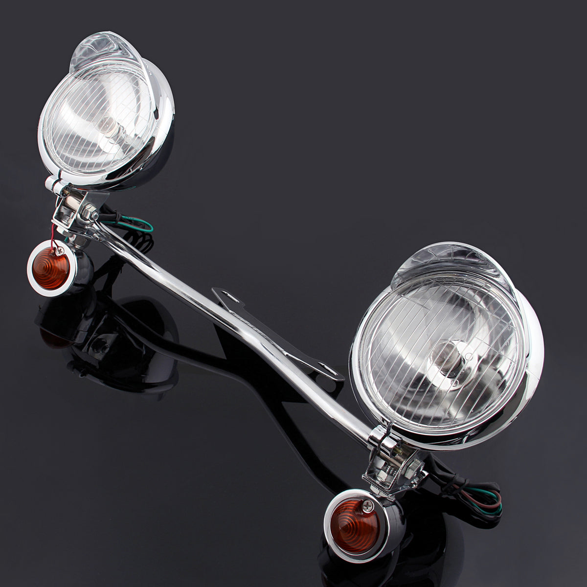 Honda Yamaha Suzuki Kawasaki Driving Passing Turn Signal Spot Light Bar