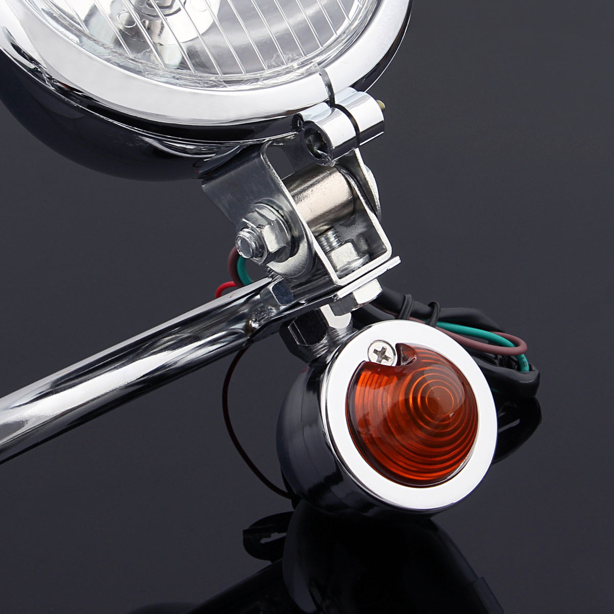 Honda Yamaha Suzuki Kawasaki Driving Passing Turn Signal Spot Light Bar