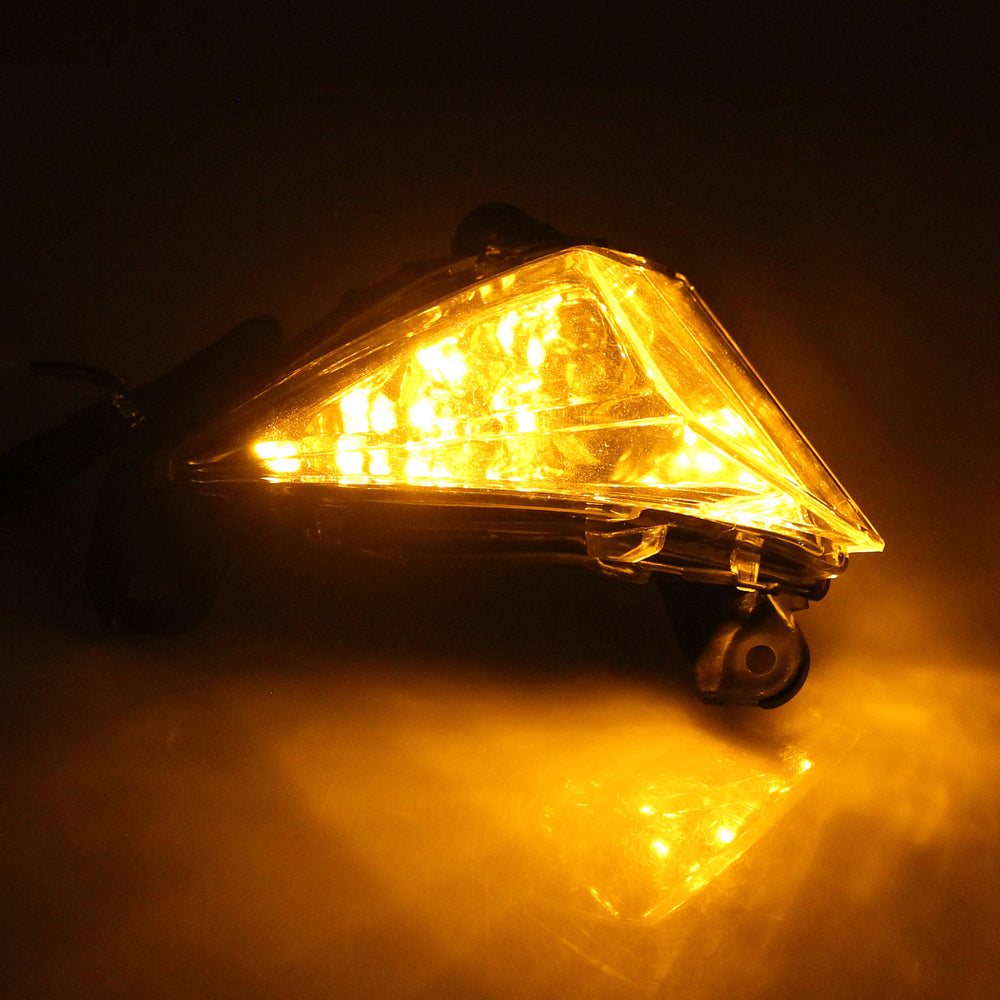 Kawasaki ZX 6R 14R Ninja 650F Concours Smoke Front LED Turn Signals Blinker