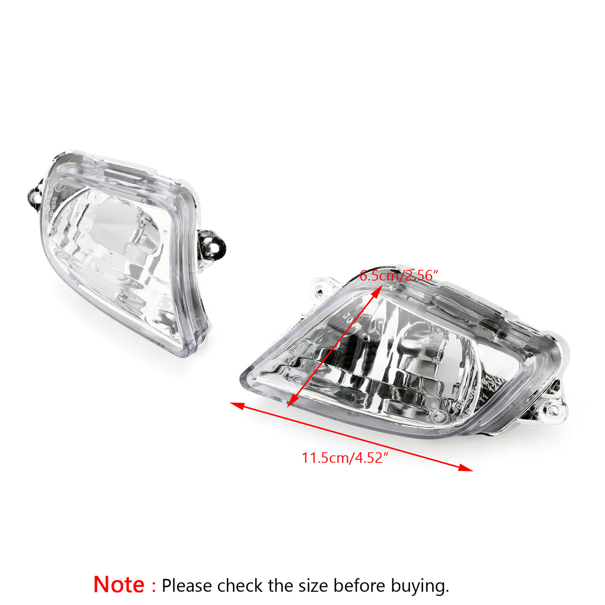 Honda CBR1100XX 1997-2006 Clear Front Turn Signals Lens