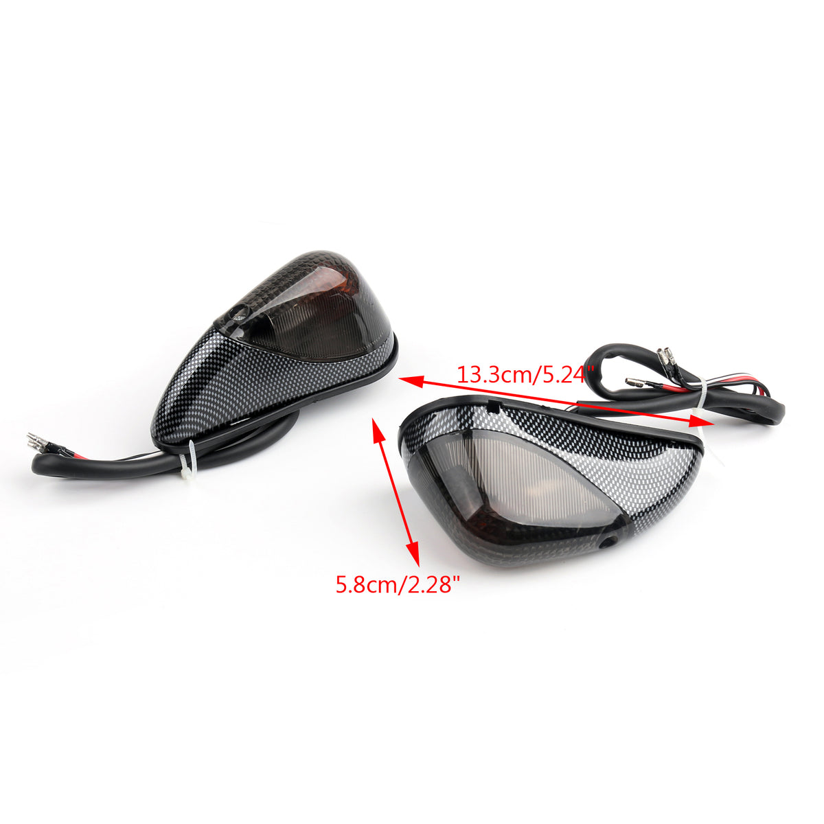 Kawasaki Ninja EX 250 1988-2007 Smoke Front Turn Signals