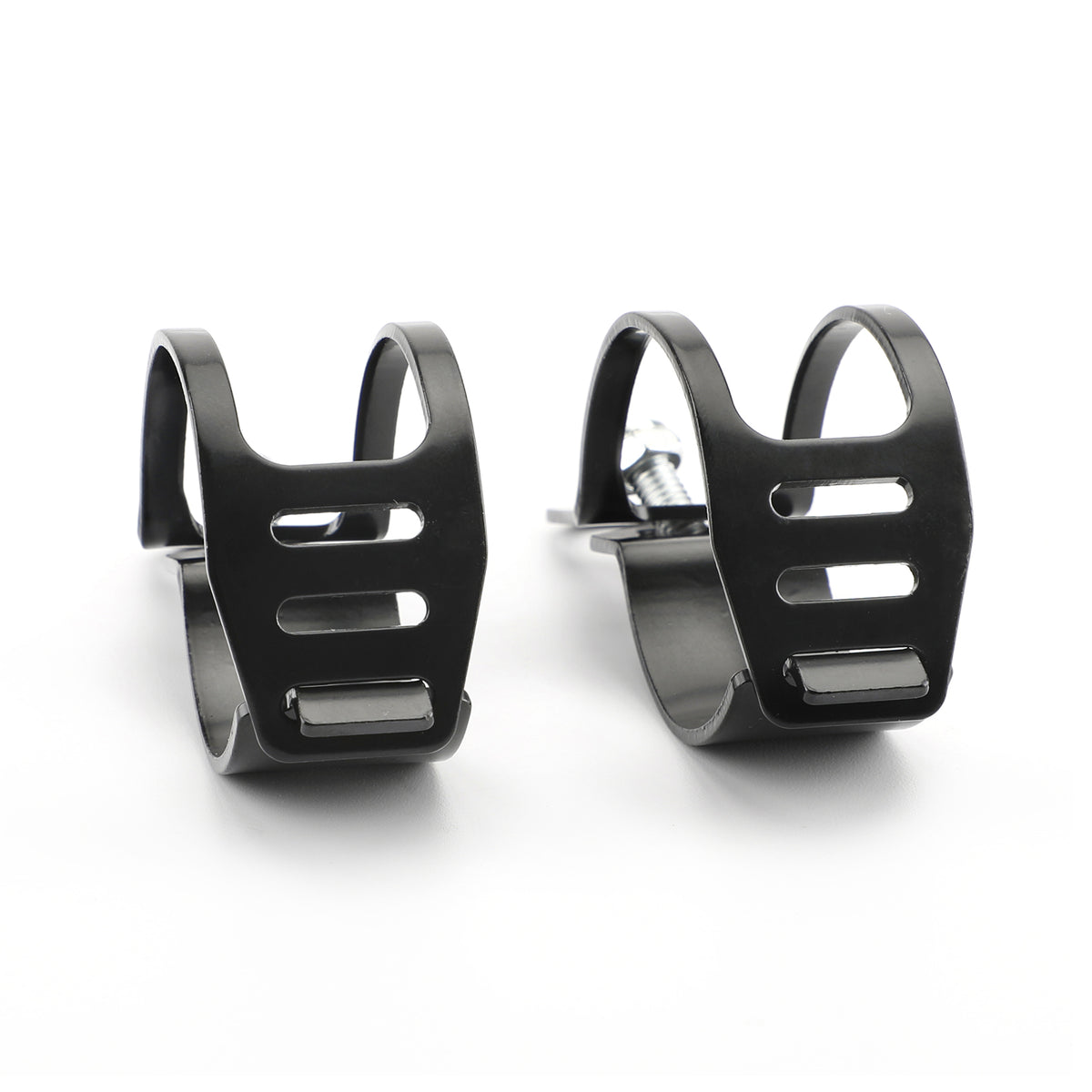 Front Turn Signal Light Bracket Holder Fork Bar Mount Clamp Holder 41-51mm Black