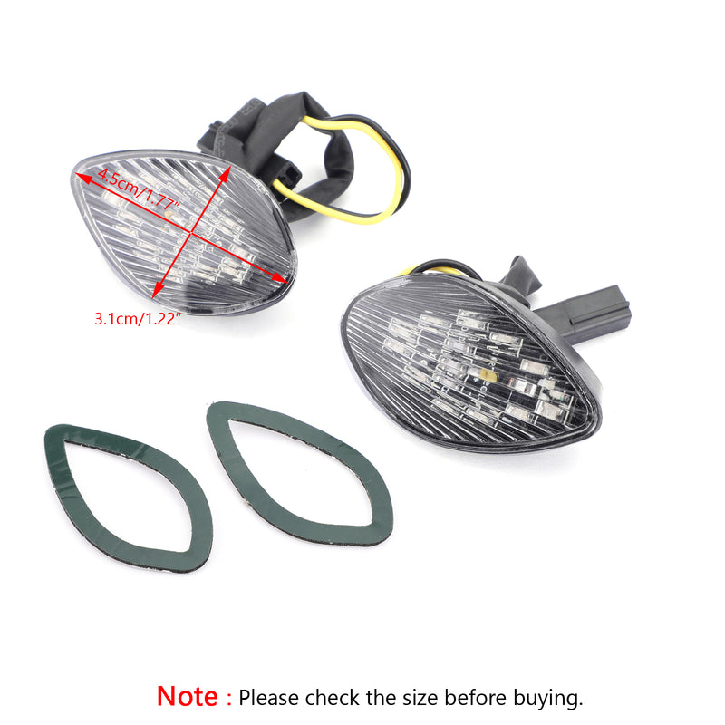 Honda CBR 1000 RR Flush Mount 2004-2005 Clear Turn Signals