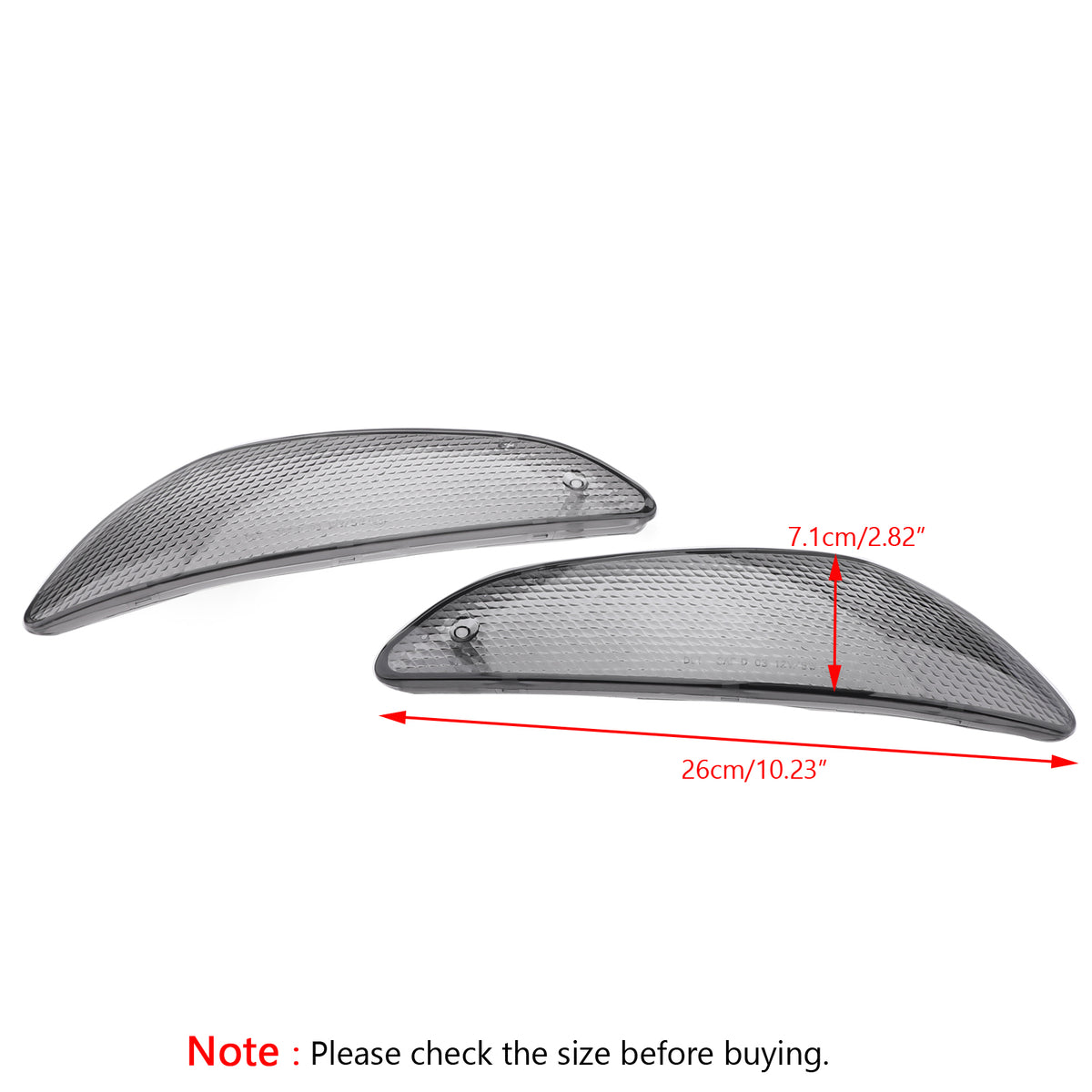 BMW K1200 1999-2007 Smoke Front Turn Signals Lens