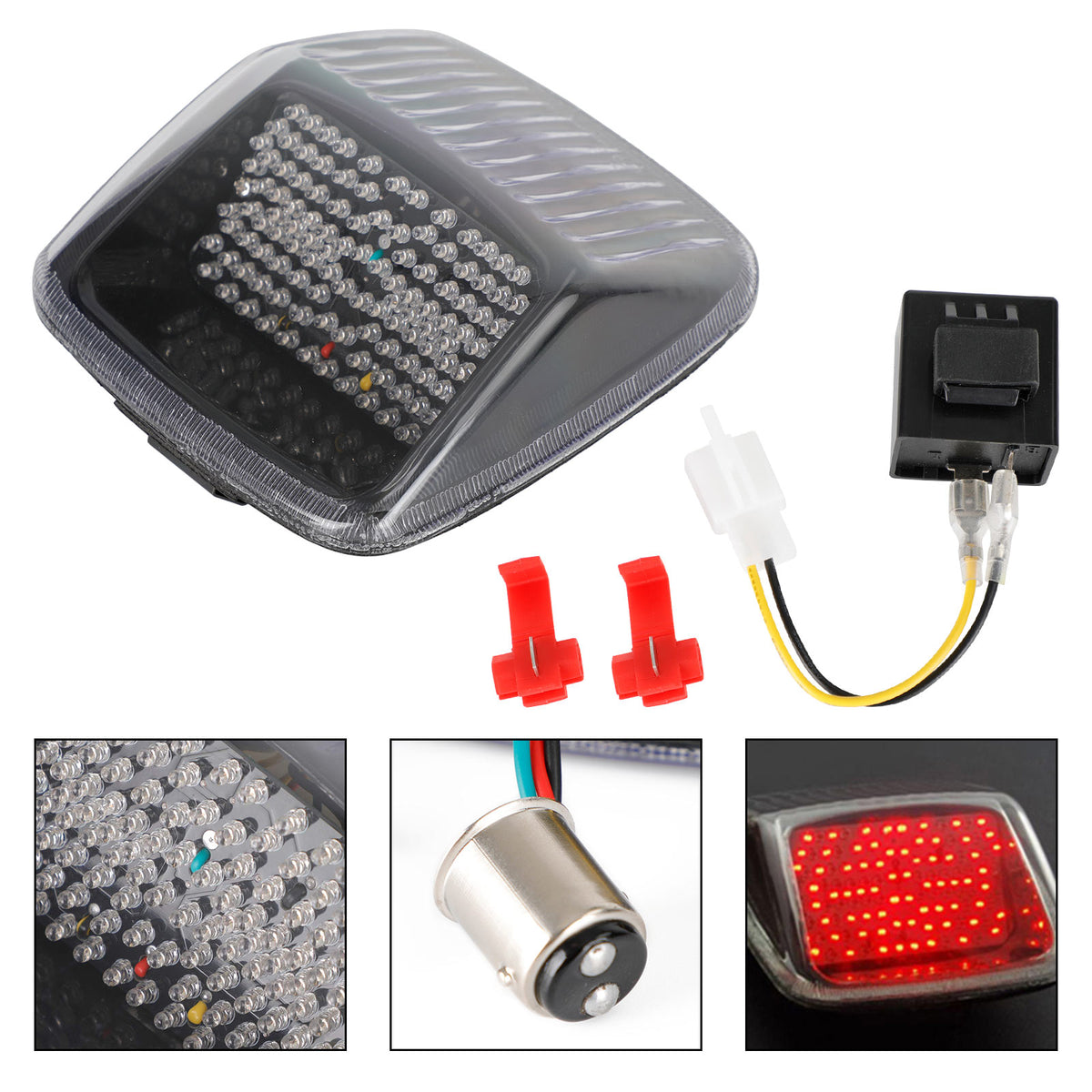 2002-2011 V-ROD Night Rod Street Rod Clear Taillight + Turn Signals
