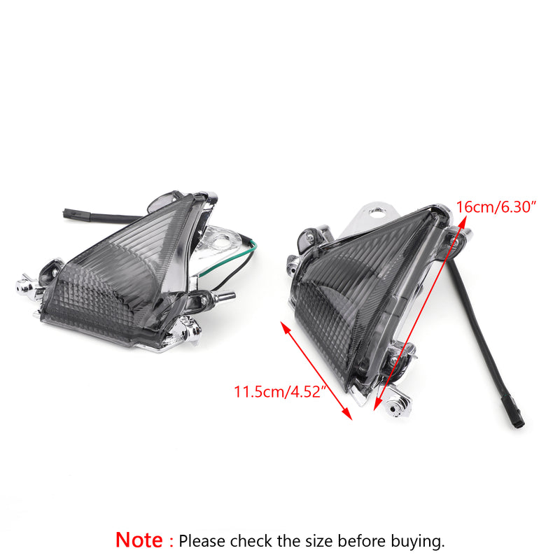 Kawasaki ZX10R 2004-2005 Smoke Front Turn Signals Lens