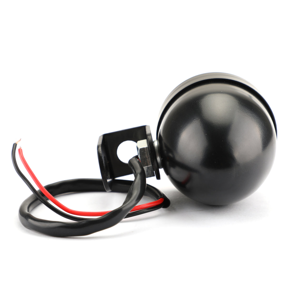 1x Universal Black Mini Turn Signal Light Vintage Motorcycle Bullet Bulb
