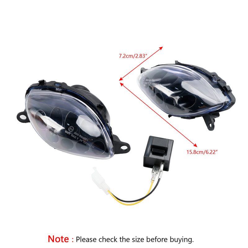 Suzuki Hayabusa GSXR1300 1999-2007 Clear Front Turn Signals