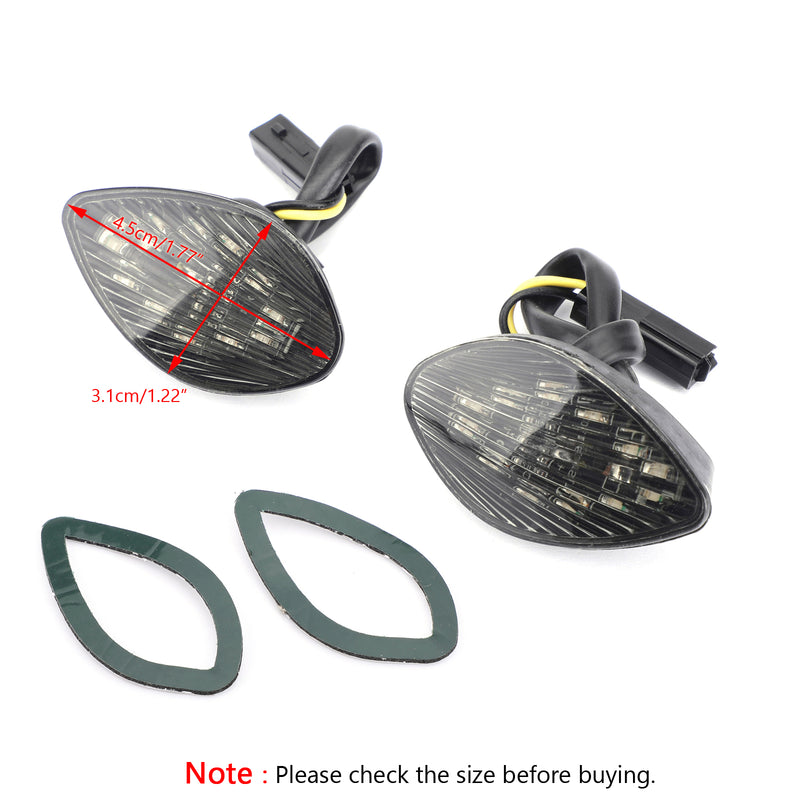 Honda CBR 1000 RR Flush Mount 2004-2005 Smoke Turn Signals