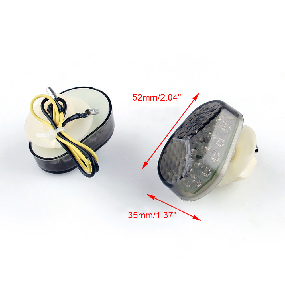 Kawasaki ZX6R 1998-2013 ZX10R 2004-2013 ZX 7R 9R 12R ZZR600 S LED Turn Signals