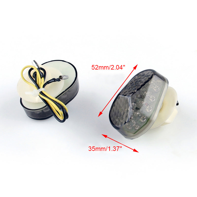 Kawasaki ZX6R 1998-2013 ZX10R 2004-2013 ZX 7R 9R 12R ZZR600 S LED Turn Signals