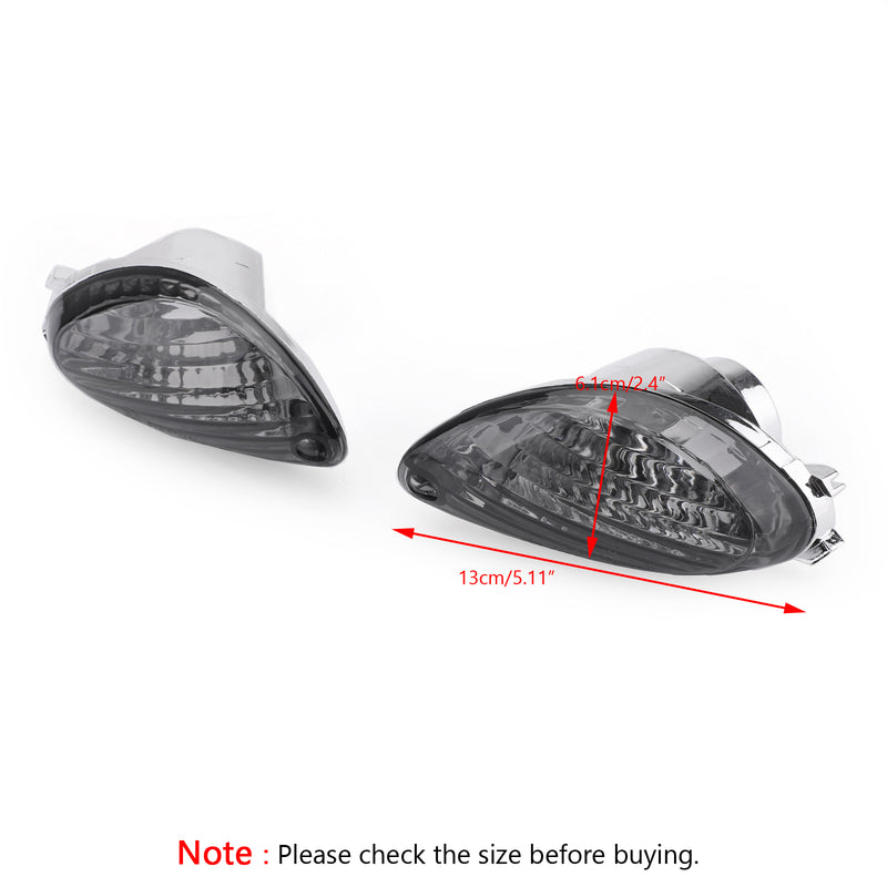 Suzuki Hayabusa GSXR1300 2008-2020 Smoke Rear Turn Signals Lens
