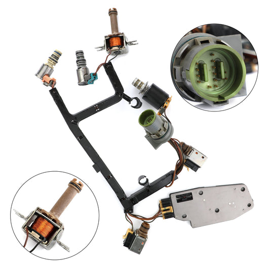 4L60E Transmission Solenoid Kit W/Harness Fits For 1993-2002 PWM 7pc Set