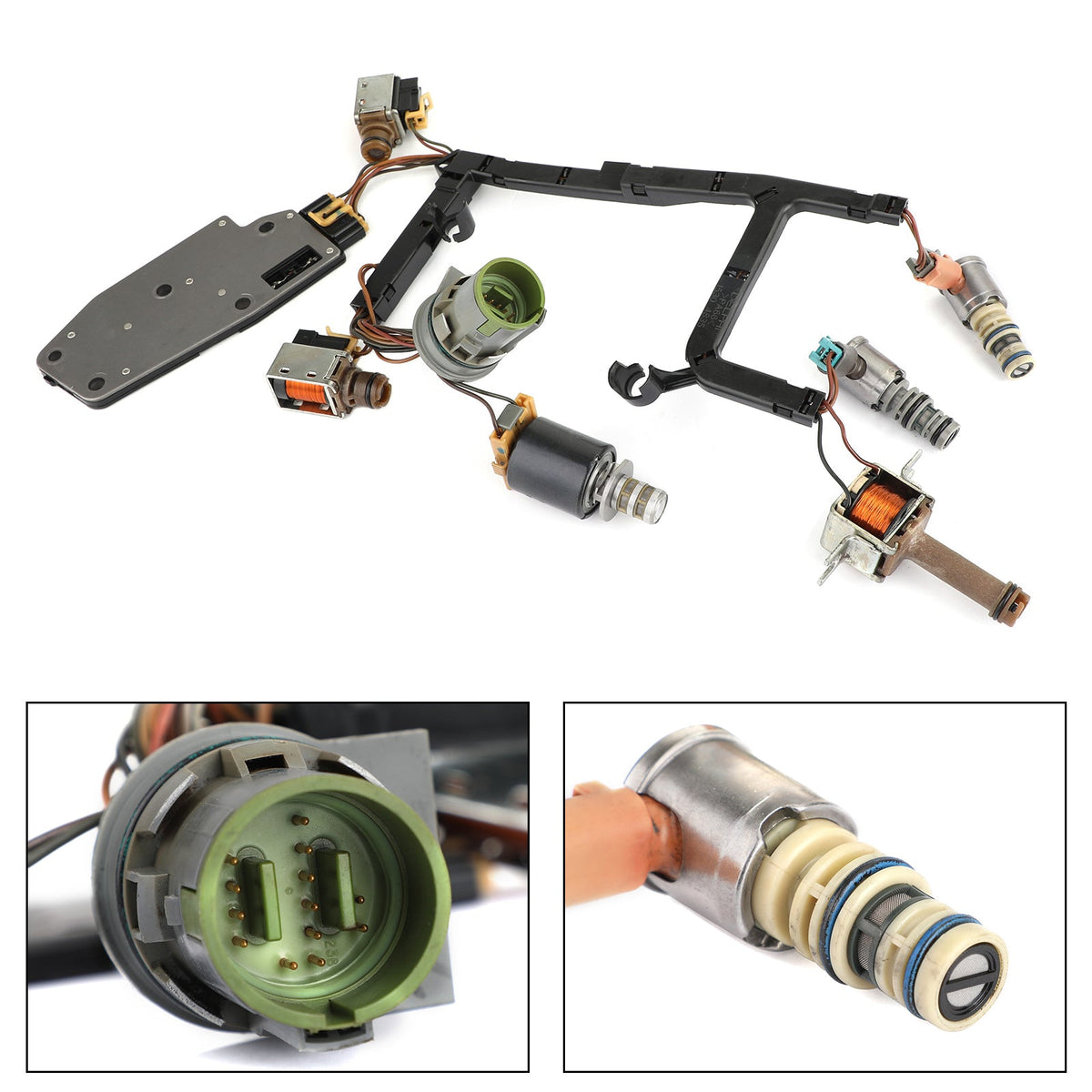 4L60E Transmission Solenoid Kit W/Harness Fits For 1993-2002 PWM 7pc Set