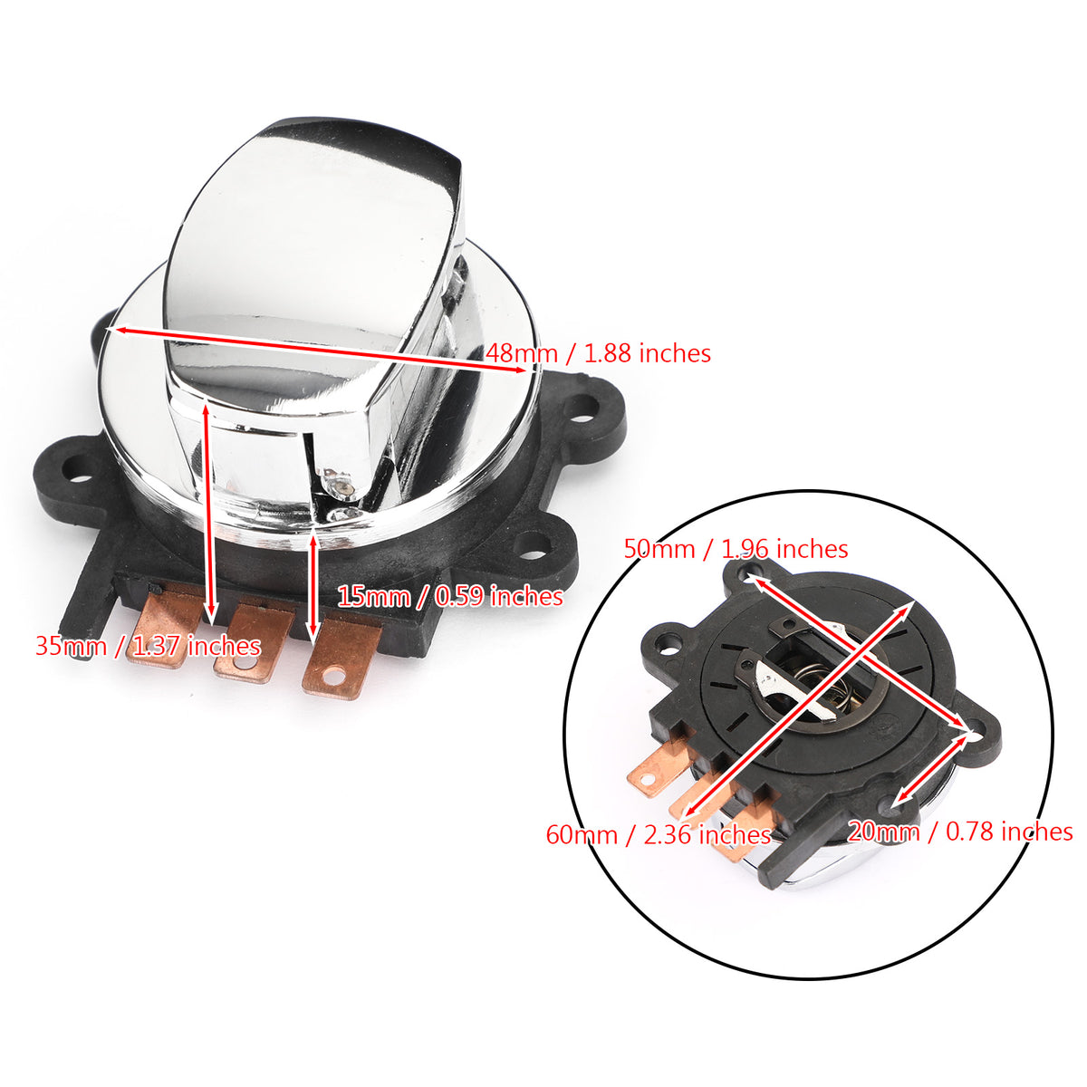 Dyna Road King Softail Heritage 1993-2013 714313-96 Ignition Switch & Keys