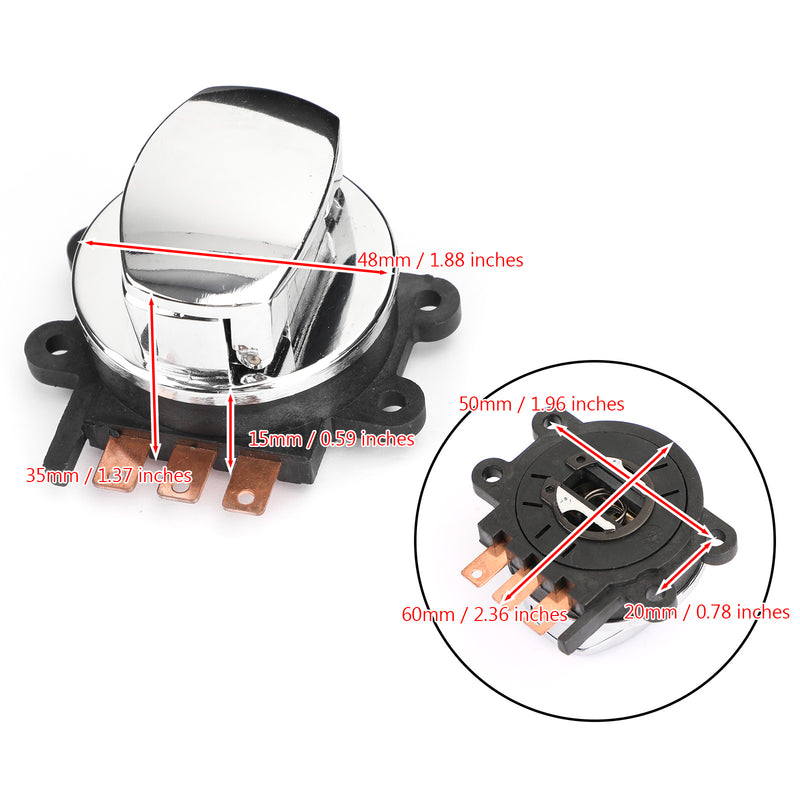 Dyna Road King Softail Heritage 1993-2013 714313-96 Ignition Switch & Keys
