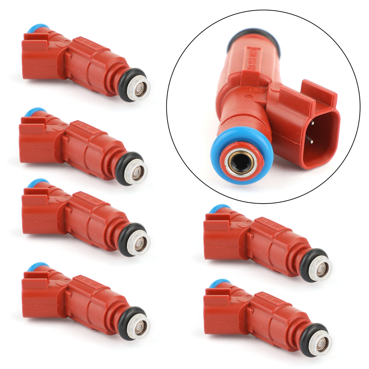 Wrangler Mustang 0280156161 6PCS 12-hole Fuel Injectors Replacement