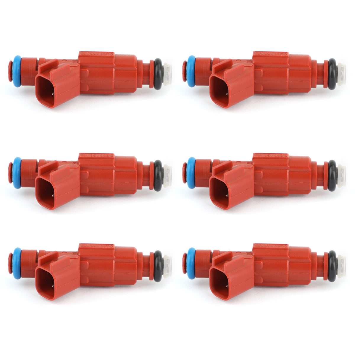 Wrangler Mustang 0280156161 6PCS 12-hole Fuel Injectors Replacement