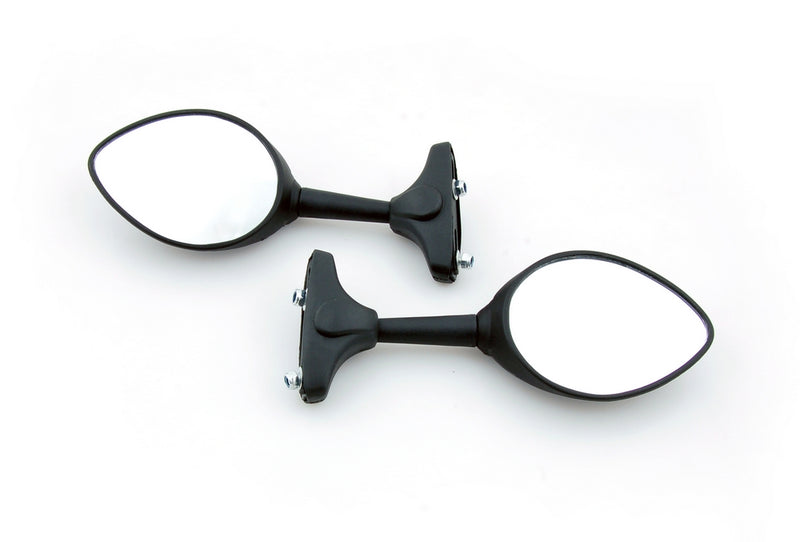 Honda Kawasaki Suzuki Yamaha Ducati Black Universal Moto Mirror Mirrors