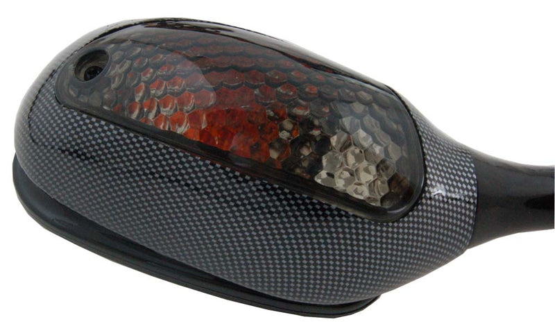 Suzuki GSXR600 GSX-R750 GSXR1000 2002-2015 CA Rearview Mirrors w/Turn Signals