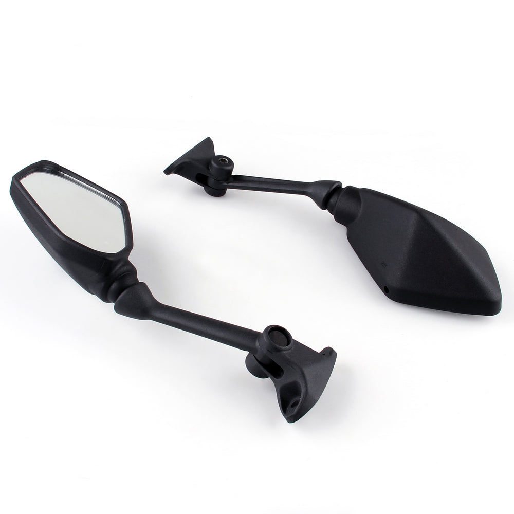 Kawasaki Ninja ZX6R 2009-2011 Black Racing Mirror Mirrors