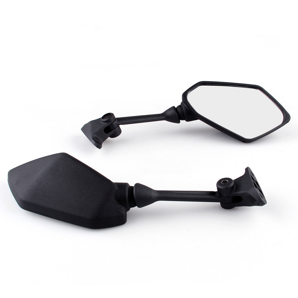Kawasaki Ninja ZX6R 2009-2011 Black Racing Mirror Mirrors