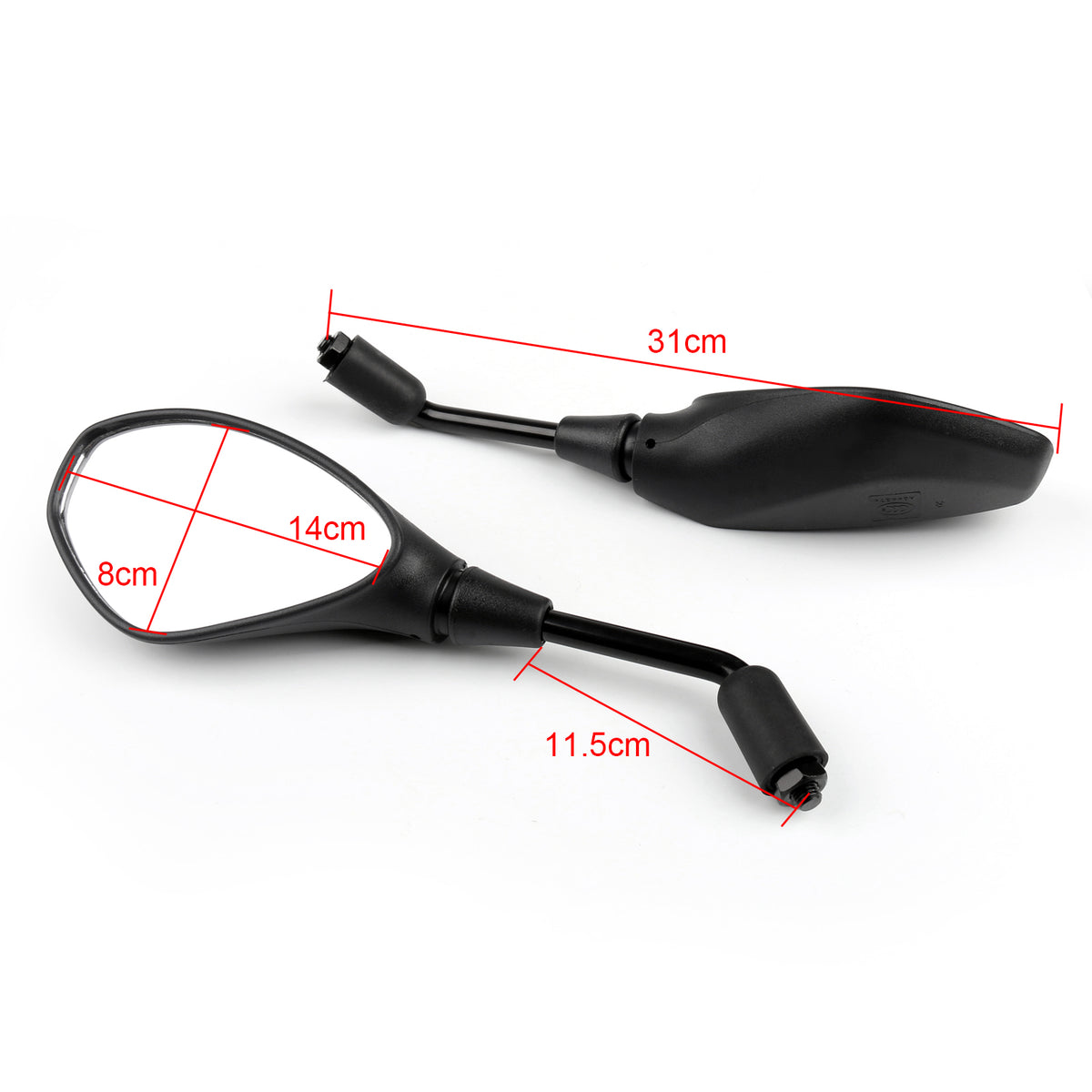BMW F650GS F800GS F800R Aprilia Tuono SL750 Motorcycle Rear View Mirror 10mm