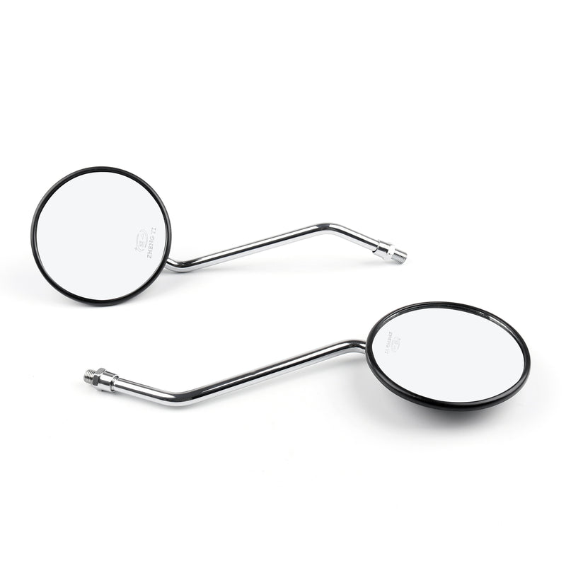 Honda XR250 XR400 XR600 TLR200 XL100 10mm Black Rear Side View Mirrors