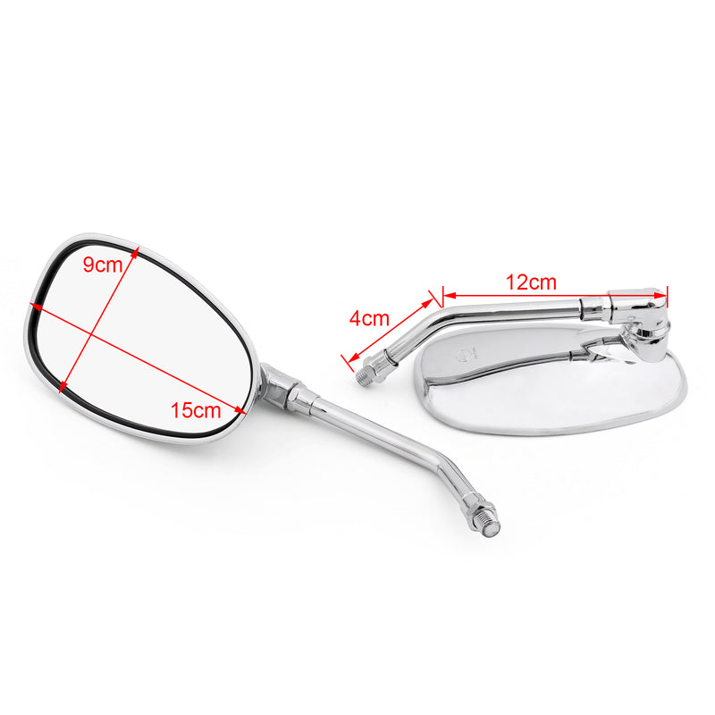 Yamaha XV1100/535/750 SR125/185/250 SRX600 10mm Motocycle Rear View Mirrors