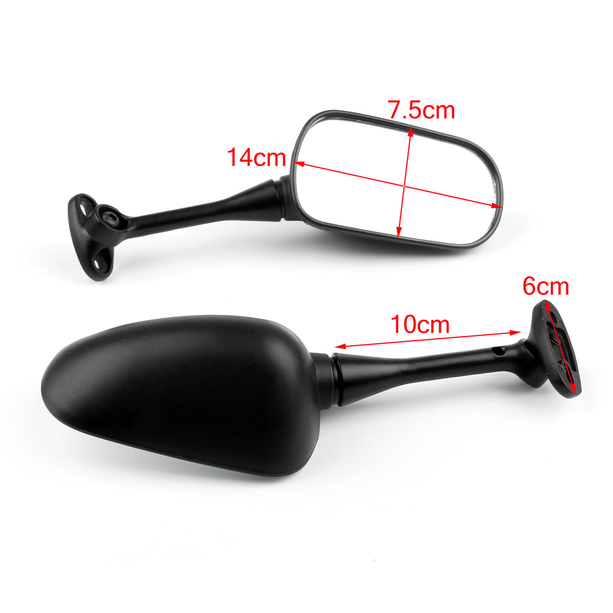 HONDA CBR600RR 2003-2014 CBR 1000 RR 2004-2007 Side Black RearView Mirror