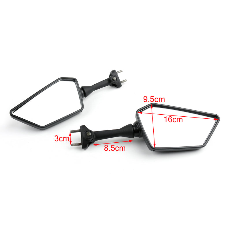 KAWASAKI NINJA 250R EX250 2008-2013 Black Left Right Rear View Mirrors