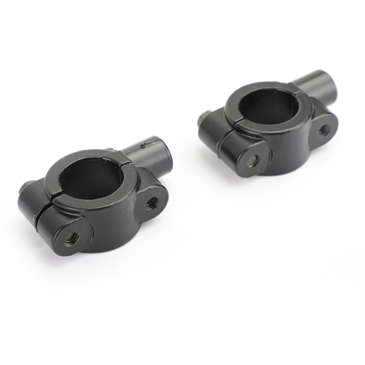 7/8" Motorcycle Handlebar Mirror Adaptor Clamp Mount Bracket 10mm CCW Aluminium