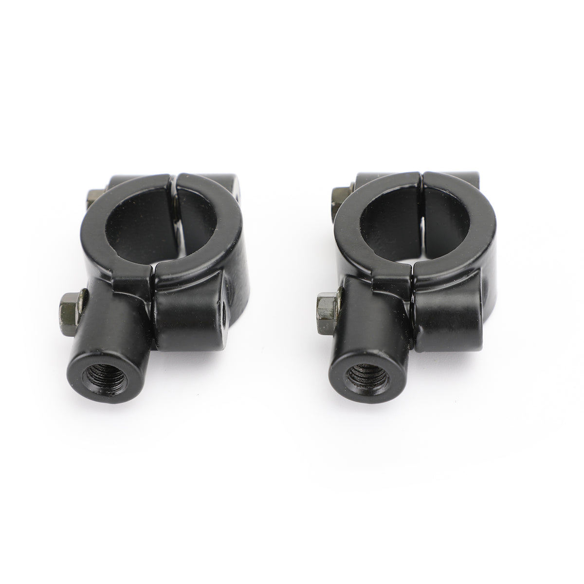 7/8" Motorcycle Handlebar Mirror Adaptor Clamp Mount Bracket 10mm CCW Aluminium